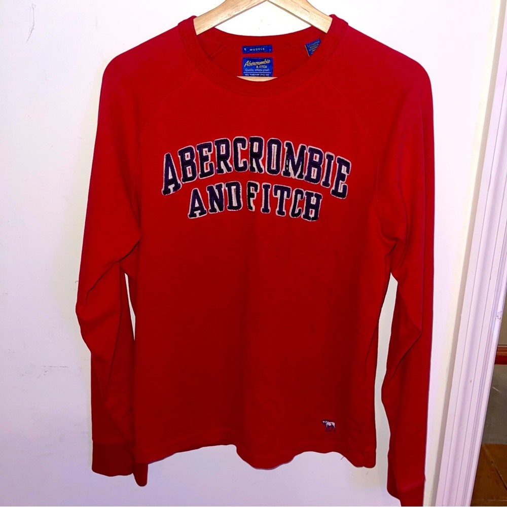 Abercrombie & Fitch Vintage ‘00s crew long sleeve “muscle” shirt